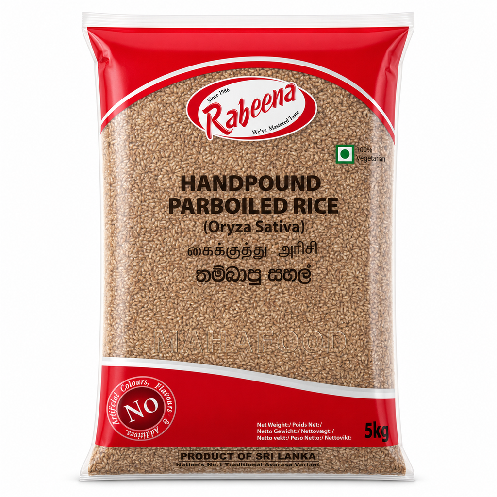 RABEENA HANDPOUND PARBOILED RICE,5KG
