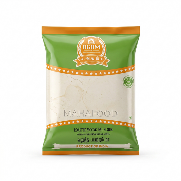 AGAM ROASTED MOONG DAL FLOUR,400G