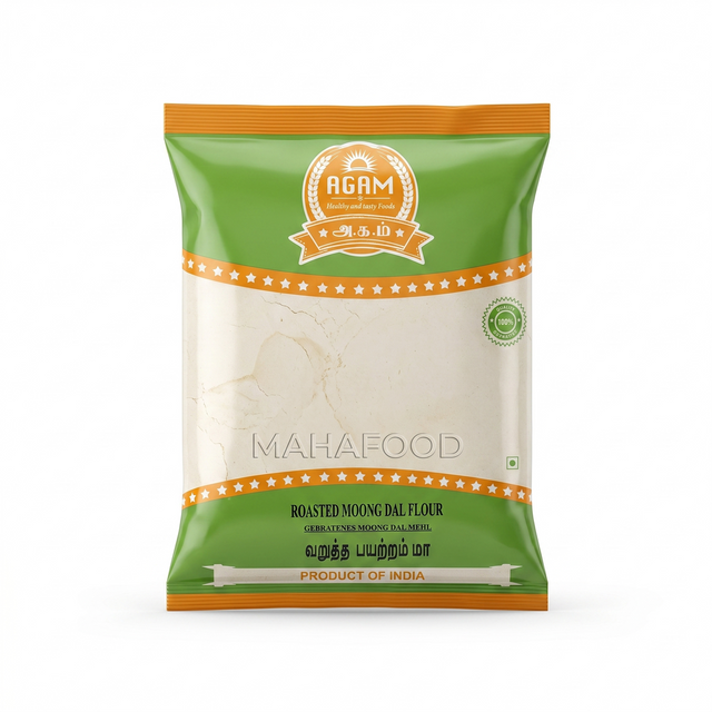 AGAM ROASTED MOONG DAL FLOUR,400G
