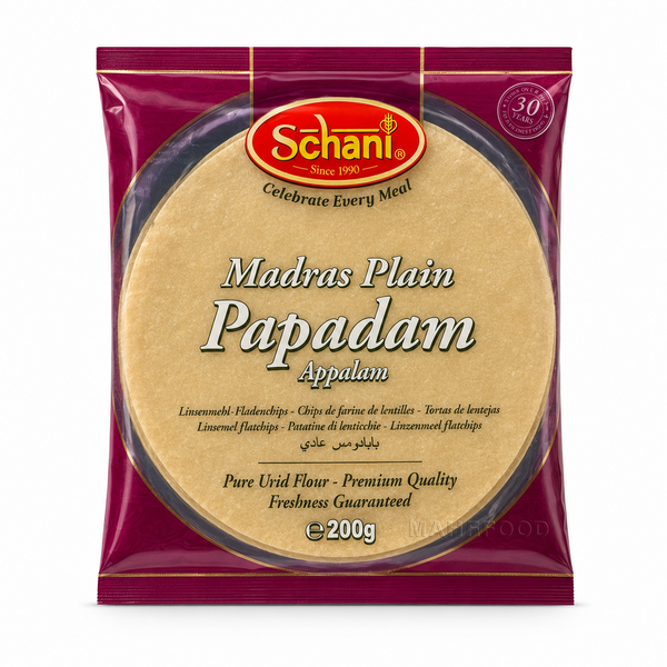 SCHANI MADRAS PLAIN PAPADAM,200G