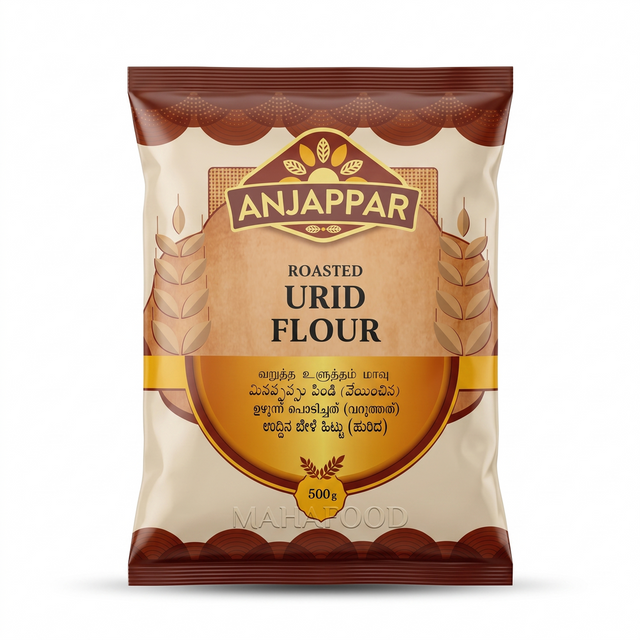 ANJAPPAR ROASTED URID FLOUR,500G