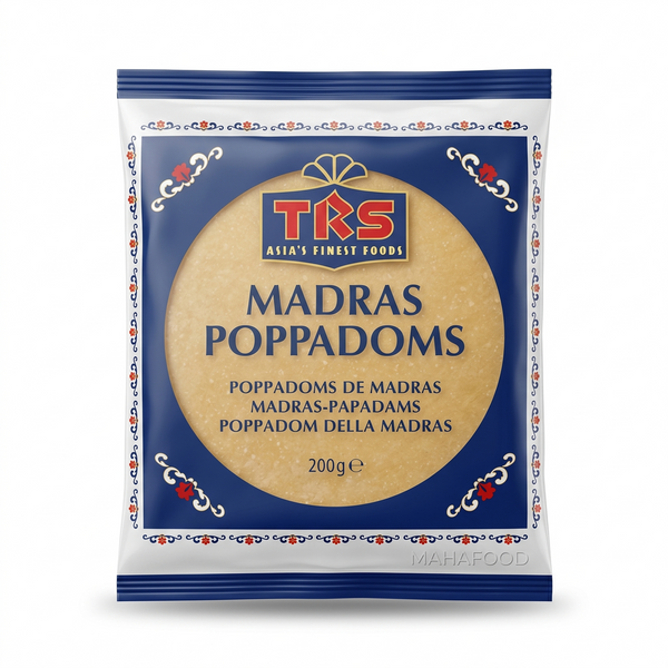 TRS MADRAS POPPADOMS,200G