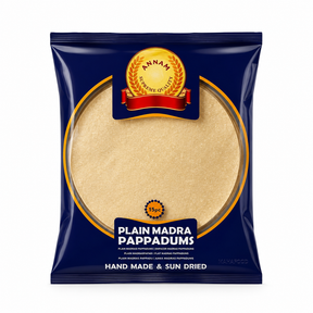 ANNAM PLAIN MADRAS PAPPADUMS,150G