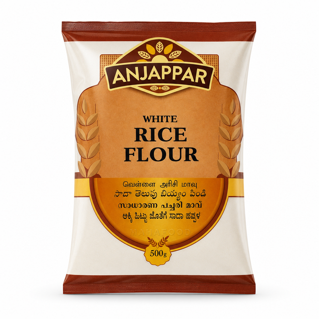 ANJAPPAR WHITE RICE FLOUR,500G