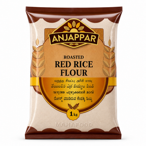ANJAPPAR ROASTED RED RICE FLOUR,1KG