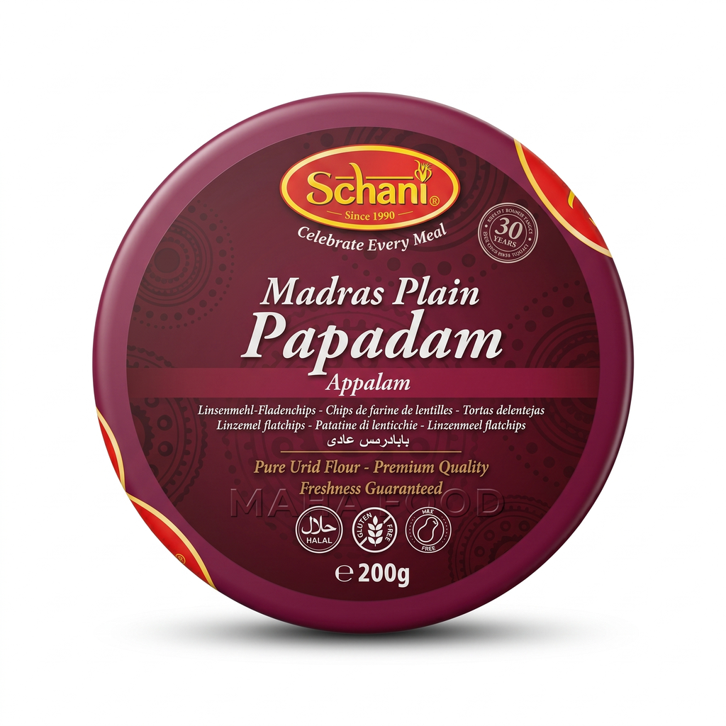 SCHANI MADRAS PLAIN PAPADAM,200G